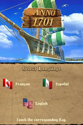 Anno 1701 - Dawn of Discovery (USA) (En,Fr,Es) screen shot title